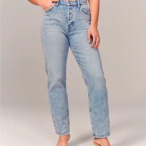 Abercrombie Curve Love High Rise Dad Jeans 27 regular